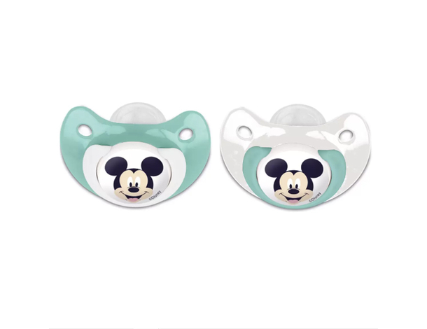 Set di 4 Ciucci in Silicone, ciuccio per neonati 0-6 Mesi, Topolino,...