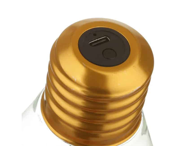 Lampada da Tavolo Ricaricabile, Lampadina E27 da Tavolo a Forma Fiocco di...