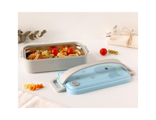 Kiokids Contenitore Di Pranzo In Acciaio Inossidabile, da 550ml, Dinosauro...