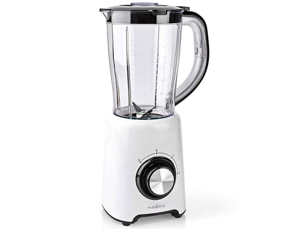 Frullatore Nedis 800W, brocca 1,5L, 2 velocità, lame in acciaio inox, design...