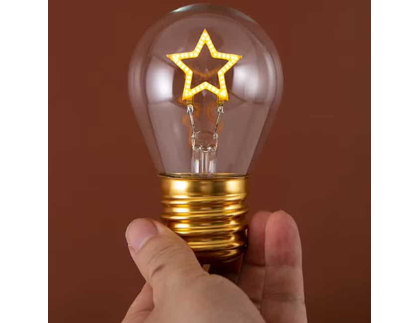 Lampada da Tavolo Ricaricabile, Lampadina da Tavolo a Forma di Stella,...