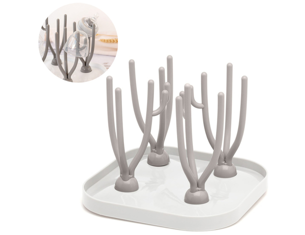 Kiokids Scolare Biberon Staccabile In Grigio, Scola Biberon,...