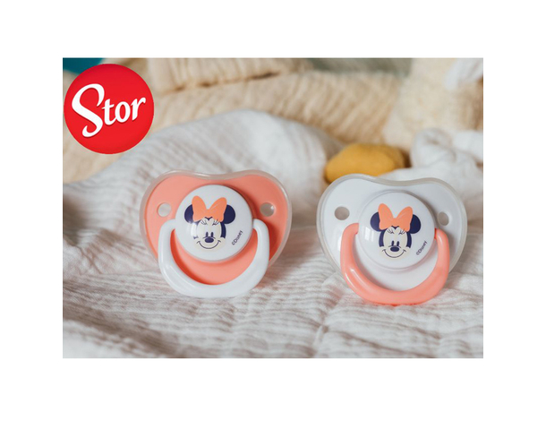 Set di 4 Ciucci in Silicone, ciuccio neonati 0-6 mesi, Minnie, succhietto con...
