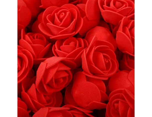 Orso Orsetto di Rose Artificiale rosse,Bouquet di Fiori Regalo romantico,...