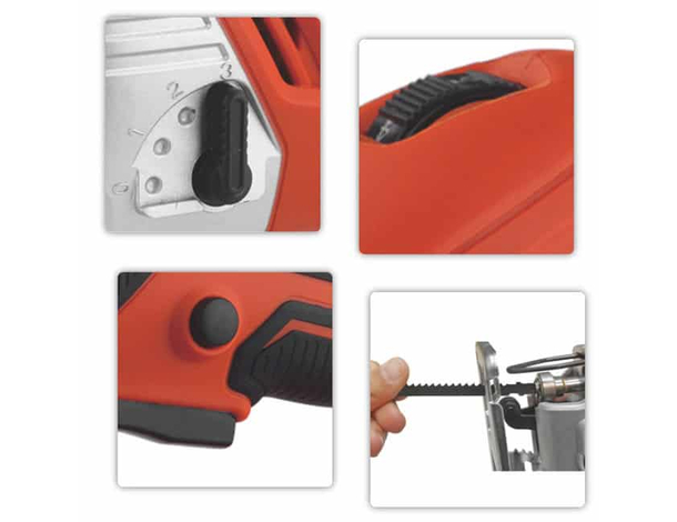 Sega a Pendolo Elettrica 710W 6 Velocità e Base Inclinabile fino a 45° per...