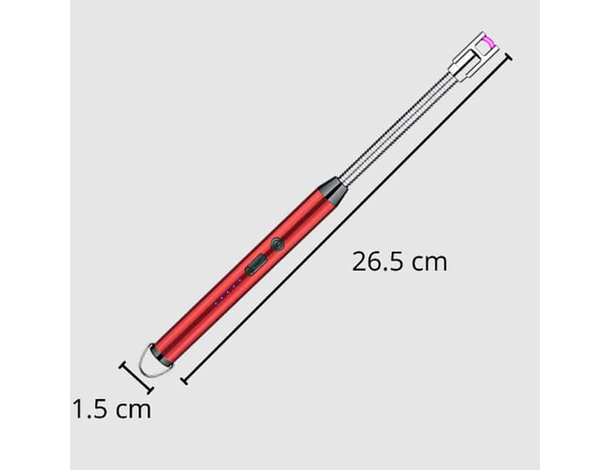 Accendino Elettrico Antivento Ricaricabile, Flessibile a 360° con Blocco di... Accendino Elettrico Antivento Ricaricabile, Flessibile a 360° con Blocco di...