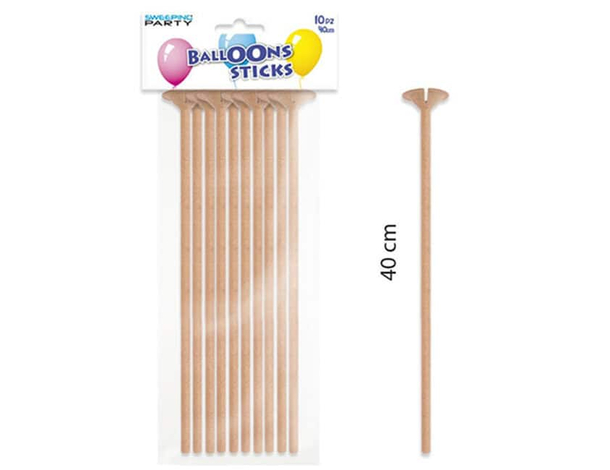 Bastoncini per Palloncini in Carta Avana Biodegradabile, Set 100 Pezzi,...