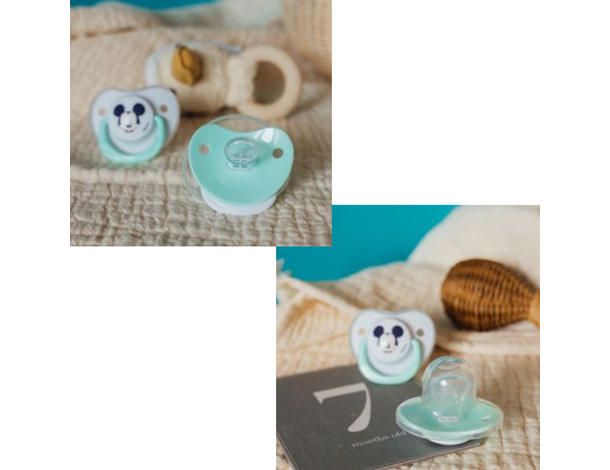Set di 4 Ciucci in Silicone, ciuccio per neonati 0-6 Mesi, Topolino,...