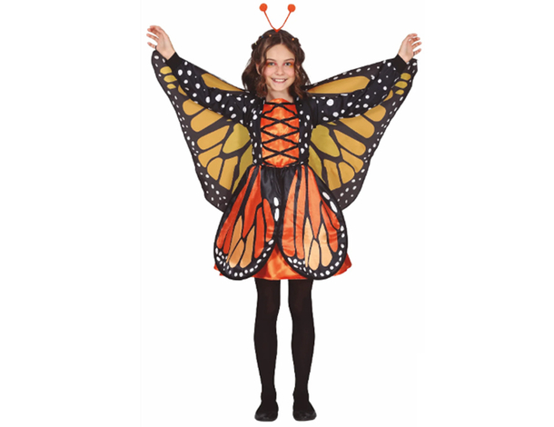Costume da Farfalla Arancione per Bambina – Perfetto per Carnevale, Feste a...