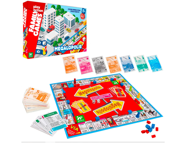 Megalopolis – Gioco da Tavolo, giochi di società con tabellone illustrativo,...