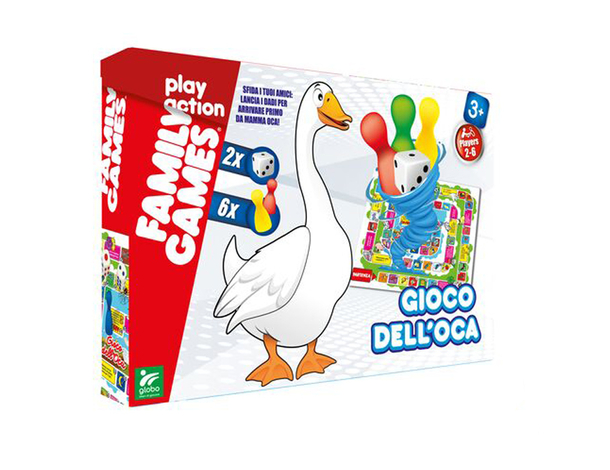 Gioco dell'Oca – Il Classico da Tavolo per 2-6 Giocatori, Divertente Sfida...
