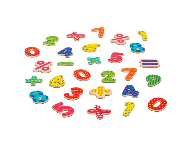 Numeri Magnetici in Legno FSC per bambini 3+ Gioco educativo per imparare a...