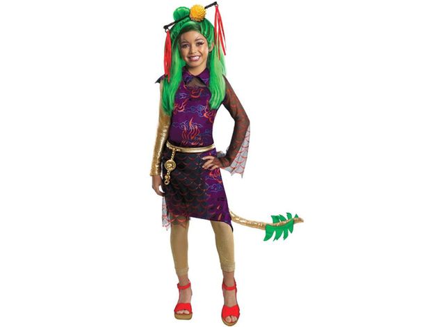 Costume di Jinafire Long Monster High per bambine: vestito con coda e...