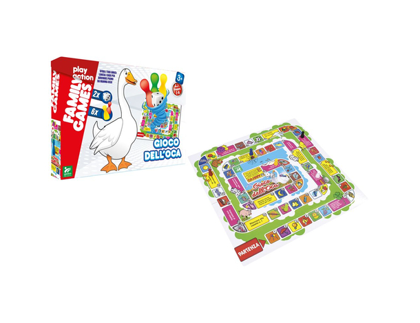 Gioco dell'Oca – Il Classico da Tavolo per 2-6 Giocatori, Divertente Sfida...