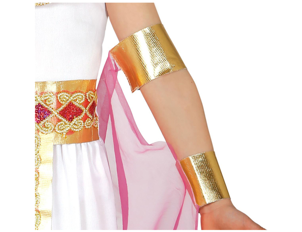 Costume da Regina d'Egitto per bambina: vestito, mantella e cintura per...