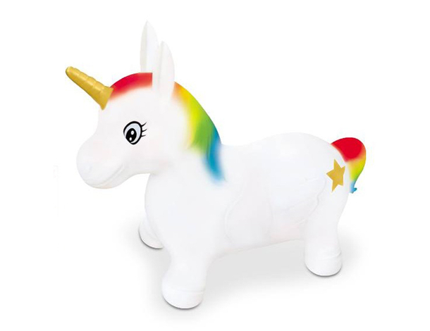Ride On Unicorn di Mondo – Giocattolo Gonfiabile per Bambini, Divertente e...