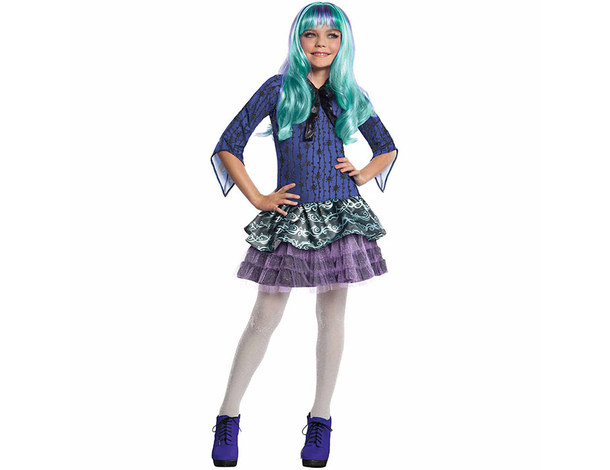 Costume di Twyla Monster High per bambine: vestito e collant inclusi!...