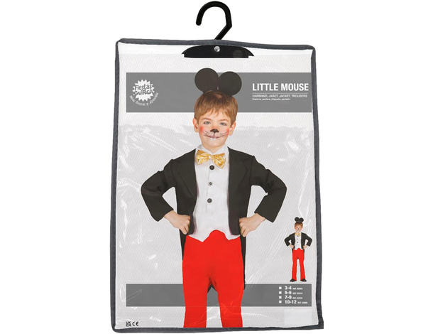 Costume da Mickey Mouse per bambini con giacca, pantaloni, orecchie e...
