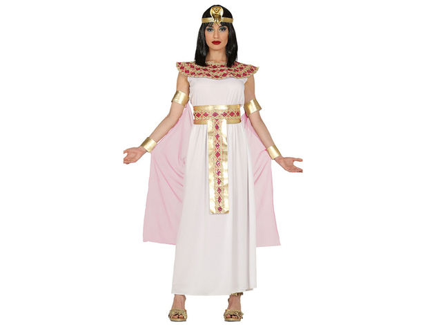 Costume da Regina d'Egitto per donna: vestito, mantella e cintura per...