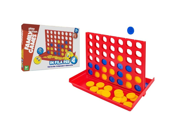 In fila per 4 Maxi – Gioco Strategico per Bambini e Adulti, Perfetto per...