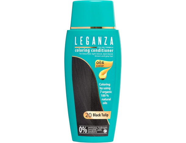 "Leganza" Balsamo colorante naturale per capelli senza ammoniaca con oli...