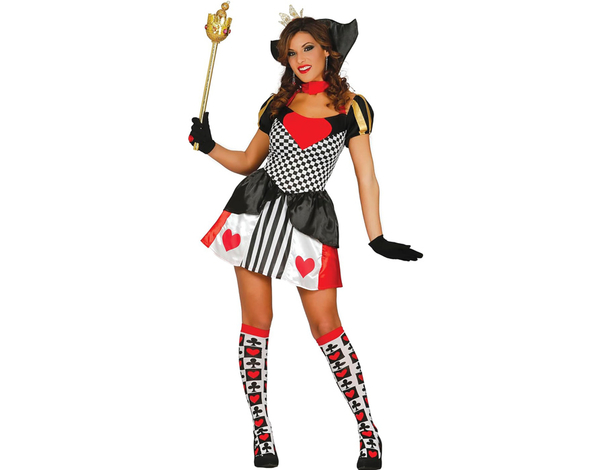 Costume Regina di Cuori Sexy per Donna - Perfetto per Carnevale, Halloween e...