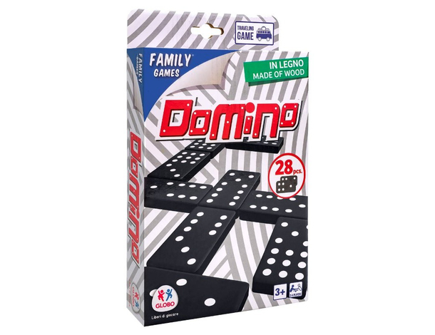 Domino in Legno da 28 Tessere – Gioco Classico per Famiglia e Amici,...