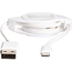 Cavo Carica iPhone Estensibile 8 Pin Lightning 1,2 Metri USB Avvolgibile Piatto