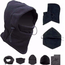 Passamontagna 4 in 1 pile scaldacollo balaclava sport neve moto softair snow sci