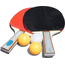 Kit Ping Pong 2 Racchette e Palline da Gioco Tennis da Tavolo 3 o 9 Palline...