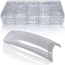 500x Tips Unghie Finte per Ricostruzione Trasparenti Smalto Gel UV Manicure