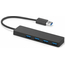 Hub 4 Porte USB 3.0 Trasferimento Dati Computer PC Ultra Sottile Alta Velocità