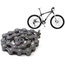 Catena di Ricambio Bicicletta 1/2" x 3/32" 116 Maglie in Acciaio per Ruote Bike