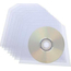 100x Bustine Porta CD Custodia Trasparente PVC DVD Vuote Con Aletta di Chiusura