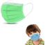 50x Mascherine Chirurgiche per Bambini  Certificate CE Verde Monouso Protettive