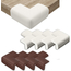 8x Paraspigoli Sicurezza Bambini 7x7cm Protezione Paracolpi Angolari Gomma...