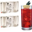 6x Bicchieri da Cocktail Mod. Cortina 28cl Bicchiere in Vetro Trasparente Drink