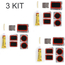 3x Kit Completo Riparazione Gomma Bici Bicicletta Bike Pneumatico Foro Bucatura