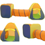 Tenda Gioco Parco Giochi con Tunnel Giocattolo Bambini Pop-Up Pieghevole 3pz