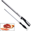 Set coltello da prosciutto 25cm + acciaino affilatore in acciaio inox 20cm