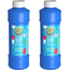 2x Liquido di Ricarica per Bolle di Sapone 500ml Pronto all'Uso Bambini Bubbles