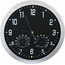 Orologio da Parete Igrometro e Termometro Incorporato 30cm Bianco e Nero Casa...