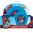 Set Pappa da 3PZ Spiderman Piatto Ciotola Tazza Pranzo Scuola Bambini Bicchiere