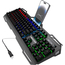 Tastiera gaming con layout italiano LED arcobaleno e foro porta cellulare