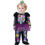 Costume Carnevale scheletro messicano vestito La Muerte bambina 12-24 mesi...