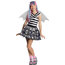 Costume Carnevale Monster High Rochelle Goyle travestimento bambina S-M festa...