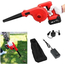 Soffiatore a Batteria per foglie 48V 5Ah + Aspiratore 2in1 senza fili giardino