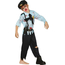 Costume Carnevale poliziotto zombie travestimento horror per ragazzi 7-12...