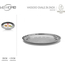 5x Vassoio Piatto Ovale In Acciaio Inox Portata Servizio Cucina da 23 a 45 cm...