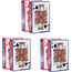 6 Mazzi Carte da Gioco Poker 52 Plastificate Black Jack Giochi Ramino Scala 40